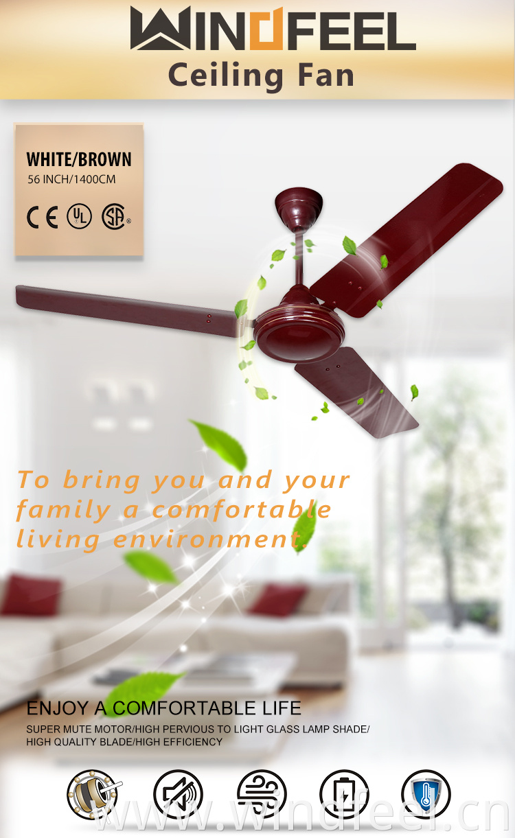 36 Inch 900 mm 56 Inch 1400mm 48" Metro/Orient Energy Saving Small Ceiling Fan To Togo Ghana